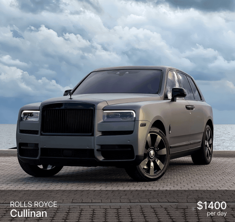 Rolls Royce Cullinan ($1400/day)