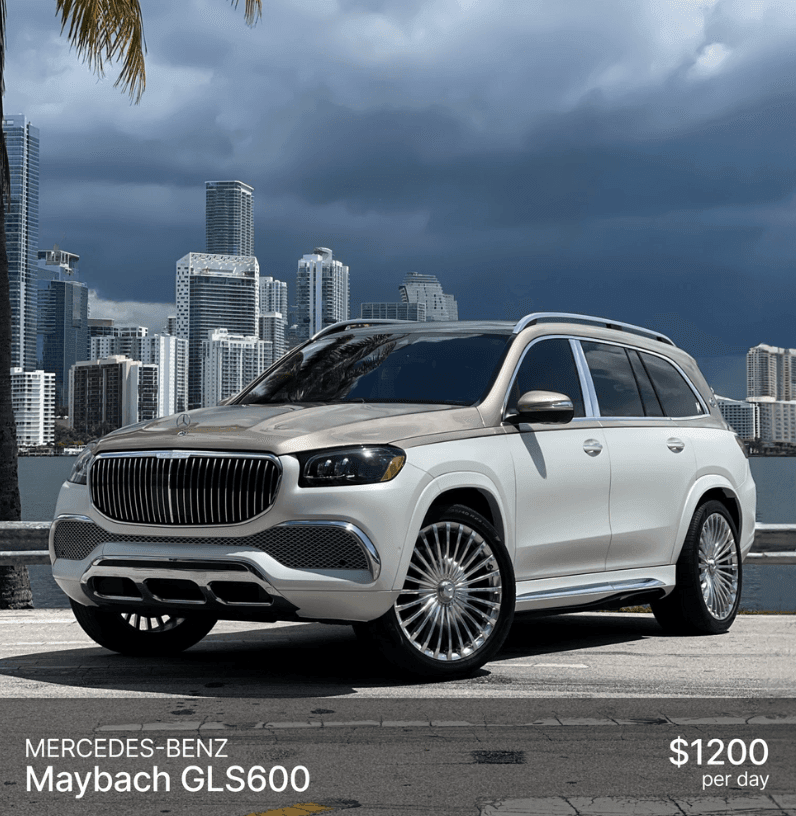 Mercedes-Benz Maybach GLS600 ($1200/day) 