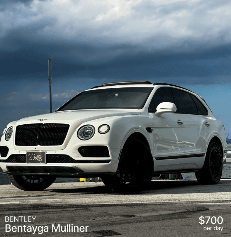 Bentley Bentayga Mulliner ($700/day) 