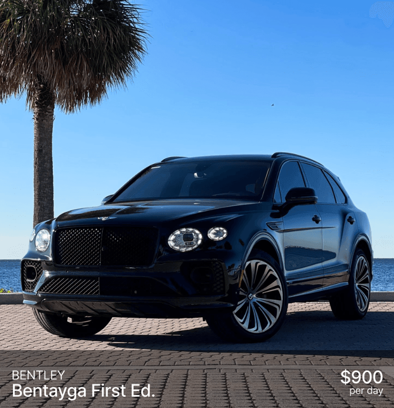 Bentley Bentayga First Edition ($900/day) 